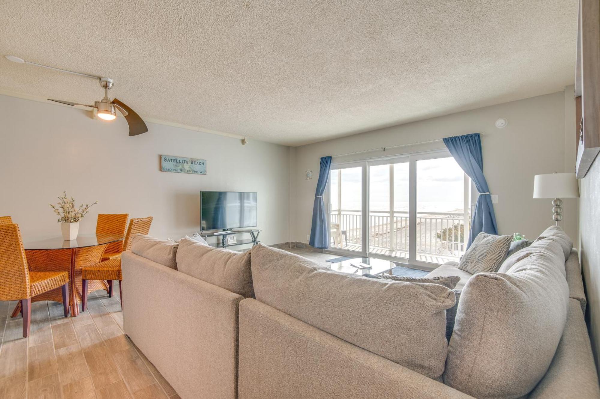 Walk To Shore Satellite Beach Condo With Ocean View Eksteriør billede